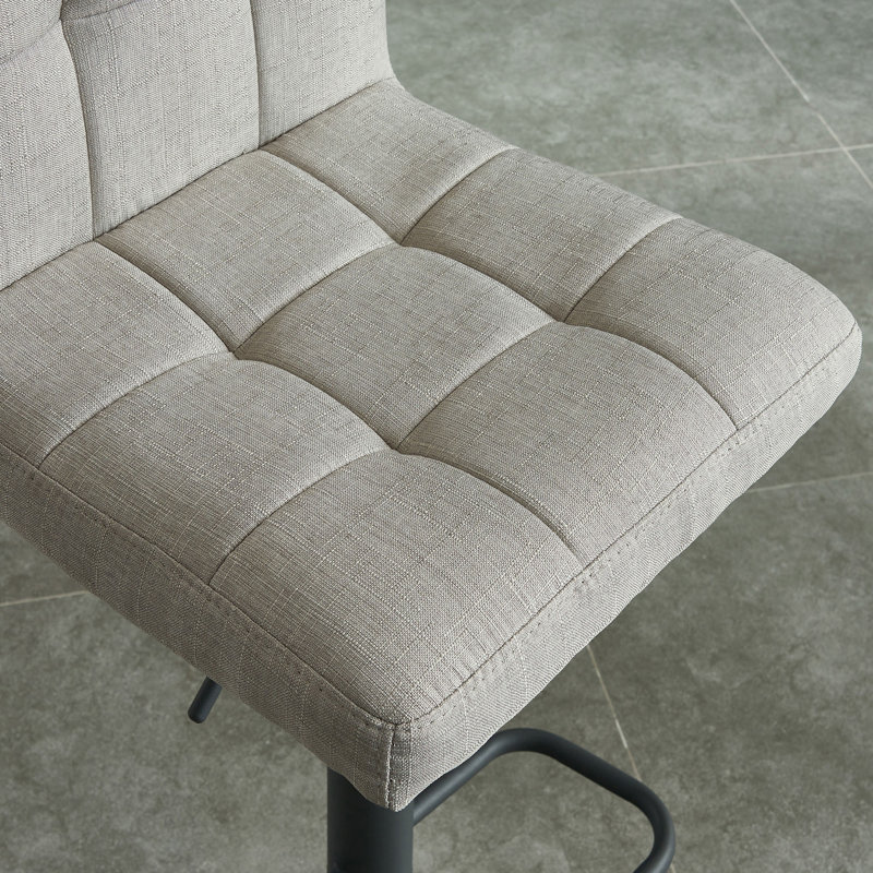 Ebern Designs Faustina Adjustable Height Swivel Bar Stool & Reviews